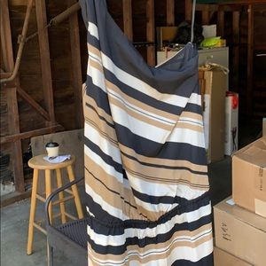 100 percent silk one arm jumpsuit